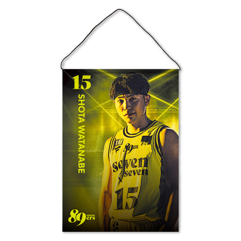 受注販売】選手タペストリー 2025-26｜仙台89ERS｜B.LEAGUE（Bリーグ